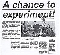 press coverage of Bedford Hill Gallery recording studion opening